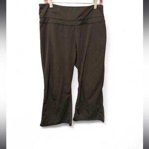 Zeronic women's high waist bootleg capris leggings size xl